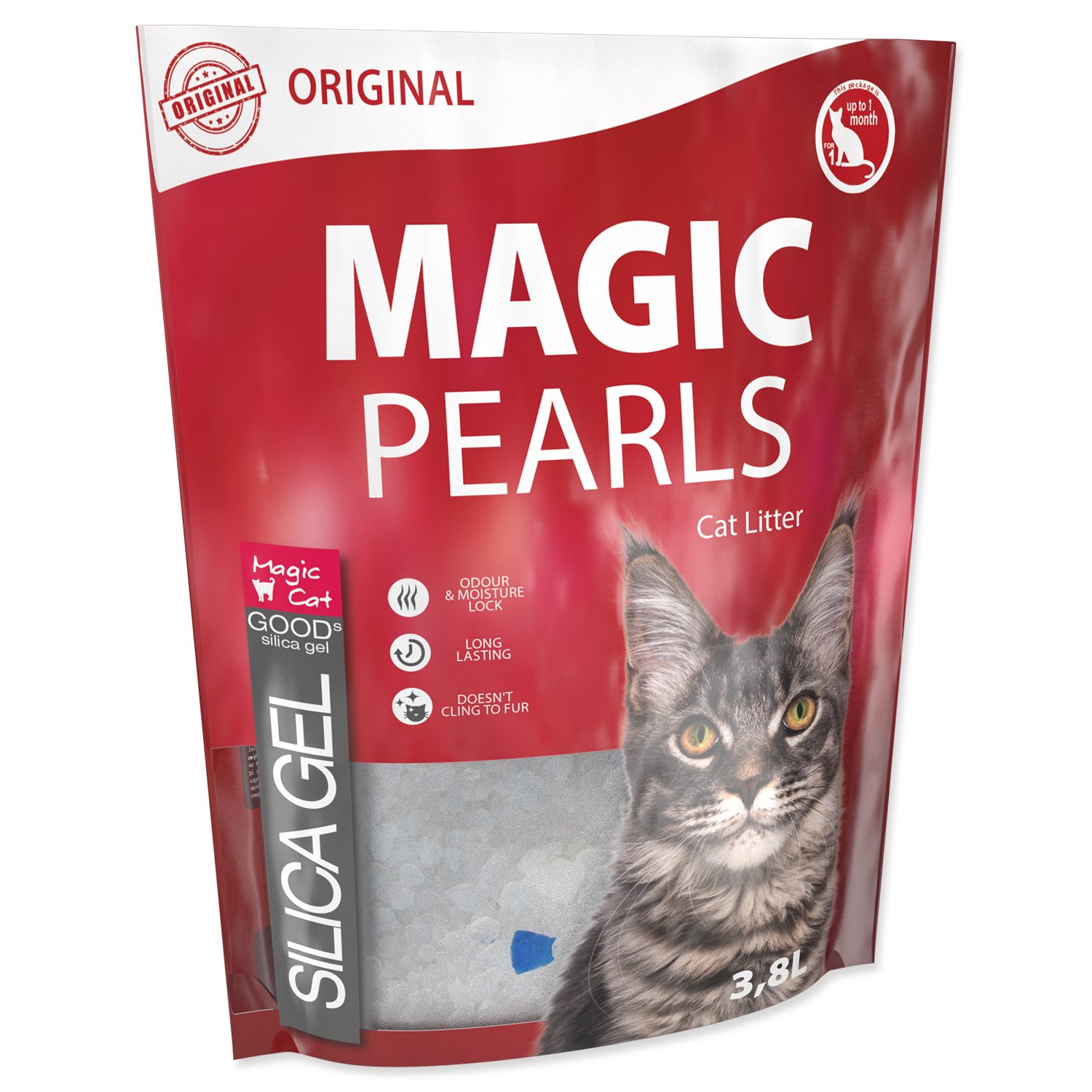 Kočkolit Magic Pearls Original 3,8l/1,6kg-KARTON