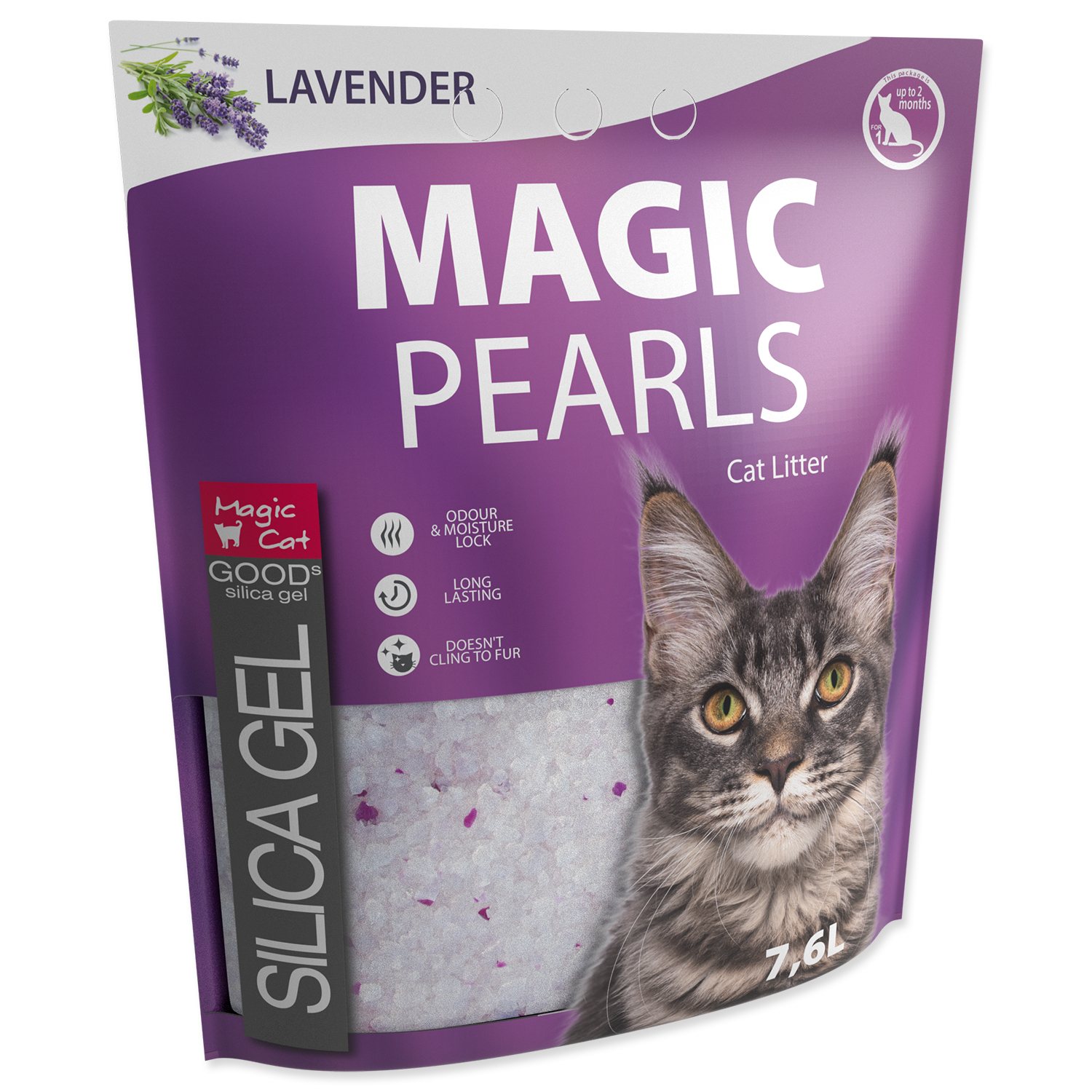 Kočkolit Magic Pearls Lavender 7,6l/3kg-KS
