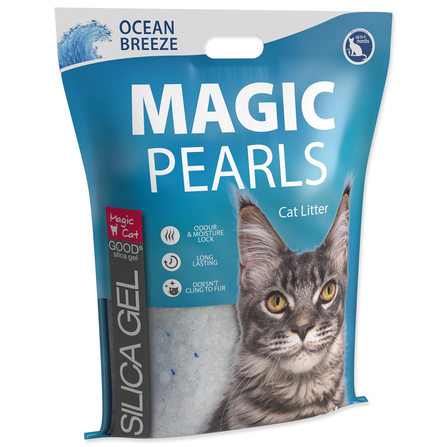Kočkolit Magic Pearls Ocean Breeze 16l/6,3kg-KARTON