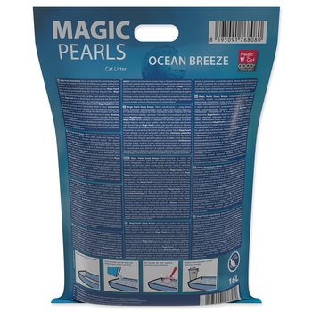 Kočkolit Magic Pearls Ocean Breeze 16l/6,3kg-KARTON