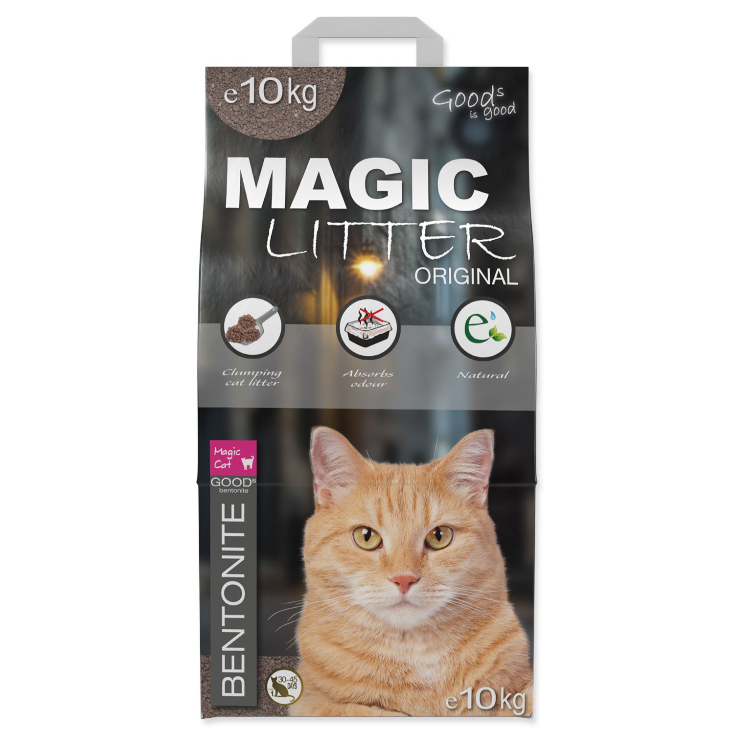 Kočkolit Magic Litter Bentonite Original 10kg-KS