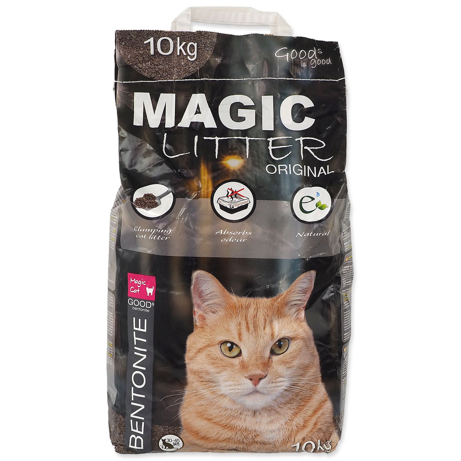 Kočkolit Magic Litter Bentonite Original 10kg-KS