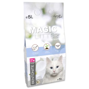 Kočkolit Magic Litter Bentonite Ultra White 5l/4,4kg-KS