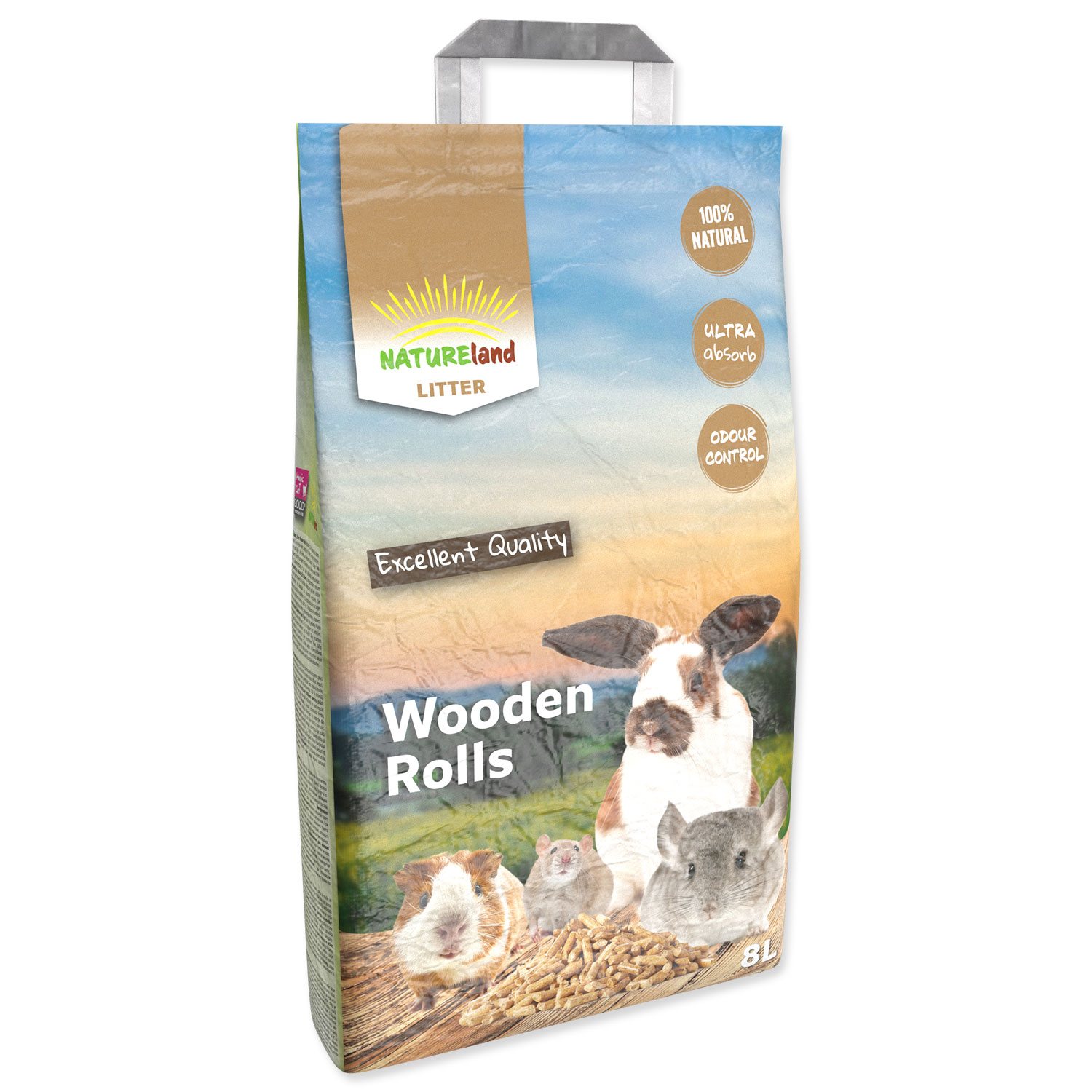 Kočkolit Magic Litter Wooden Rolls 8L/4,5kg-KS