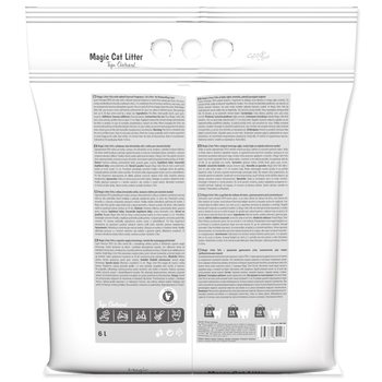 Stelivo Magic Litter Tofu dřevěné uhlí 2,7kg/ 6l-KS