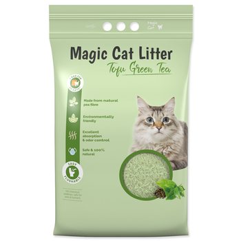 Stelivo Magic Litter Tofu zelený čaj ,5,4kg/12l-KS