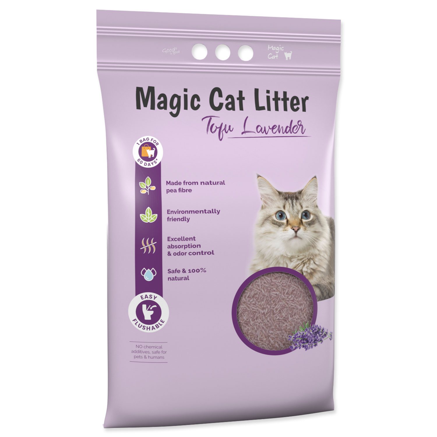 Stelivo Magic Litter Tofu levandule 5,4kg/ 12l-KS