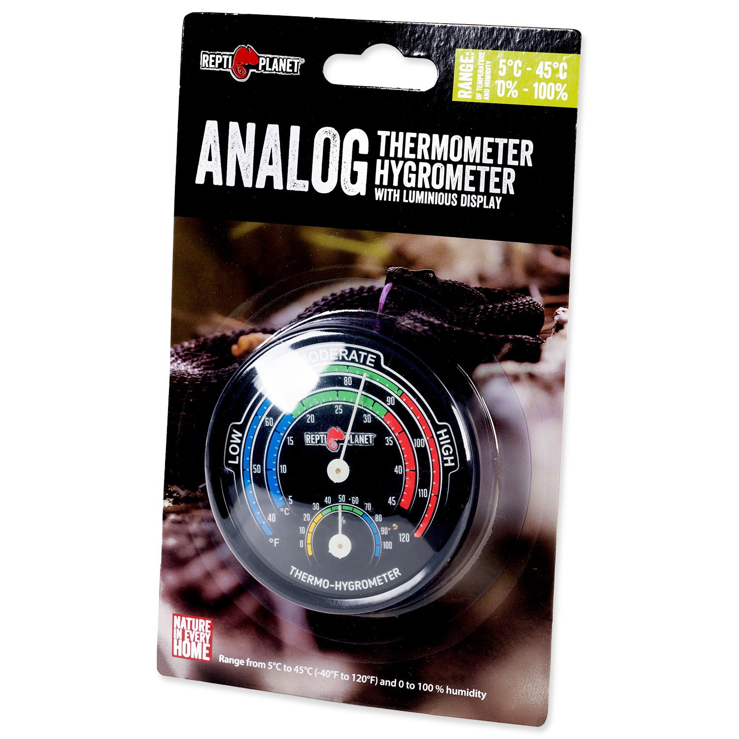 Teploměr vlhkoměr Repti Planet analogový vnitřní-KS