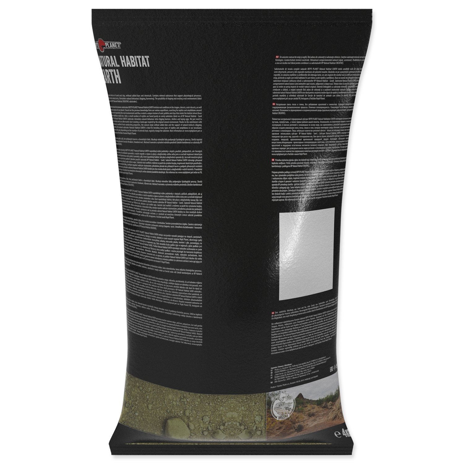 Substrát Repti Planet Earth žlutý 4kg-KS