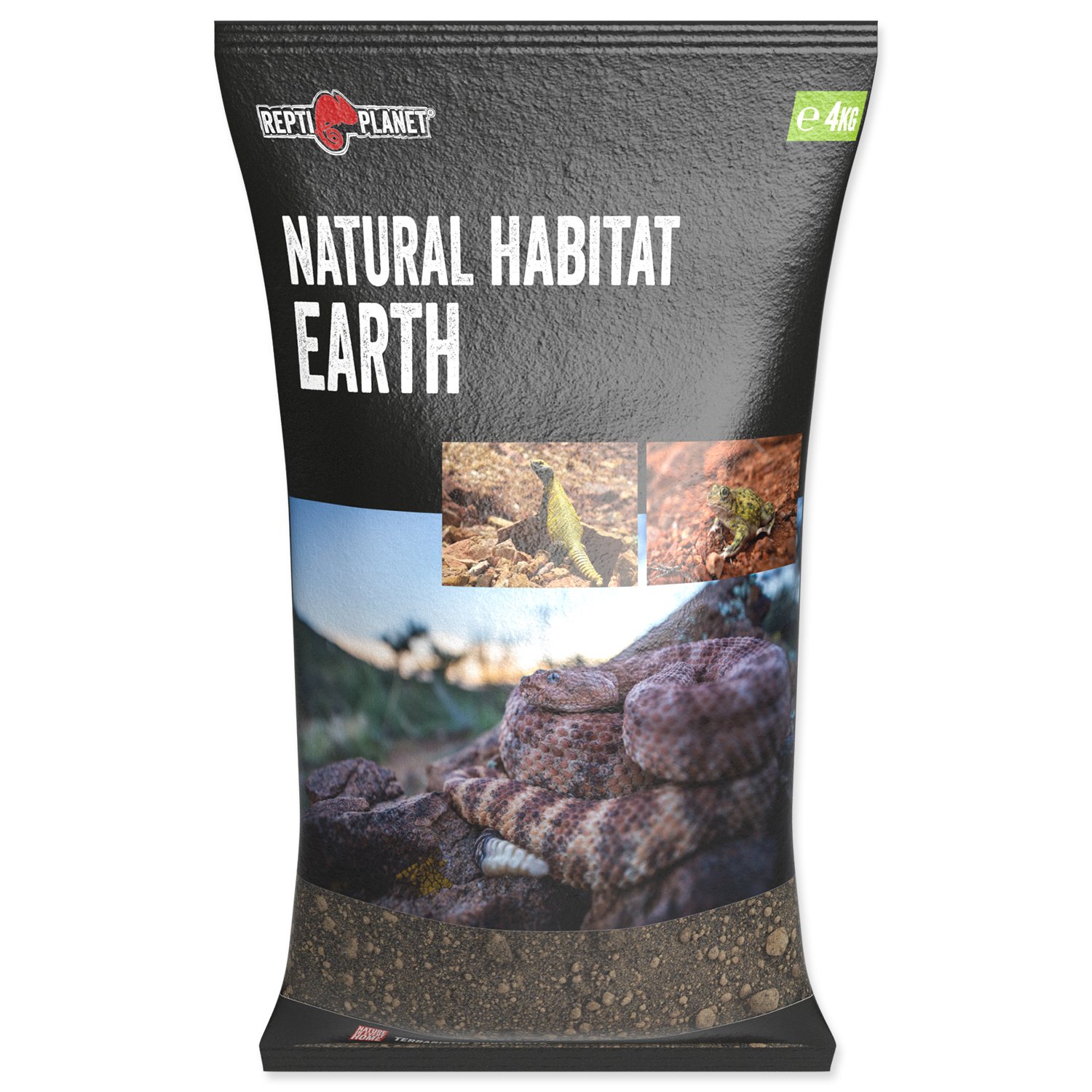 Substrát Repti Planet Earth černý 4kg-KS