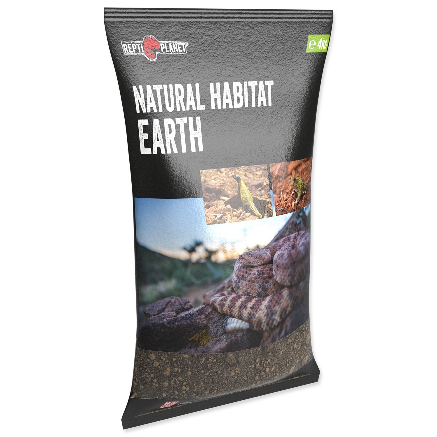 Substrát Repti Planet Earth černý 4kg-KS