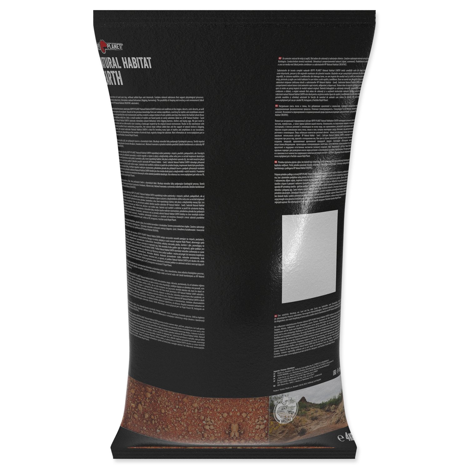 Substrát Repti Planet Earth červený 4kg-KS