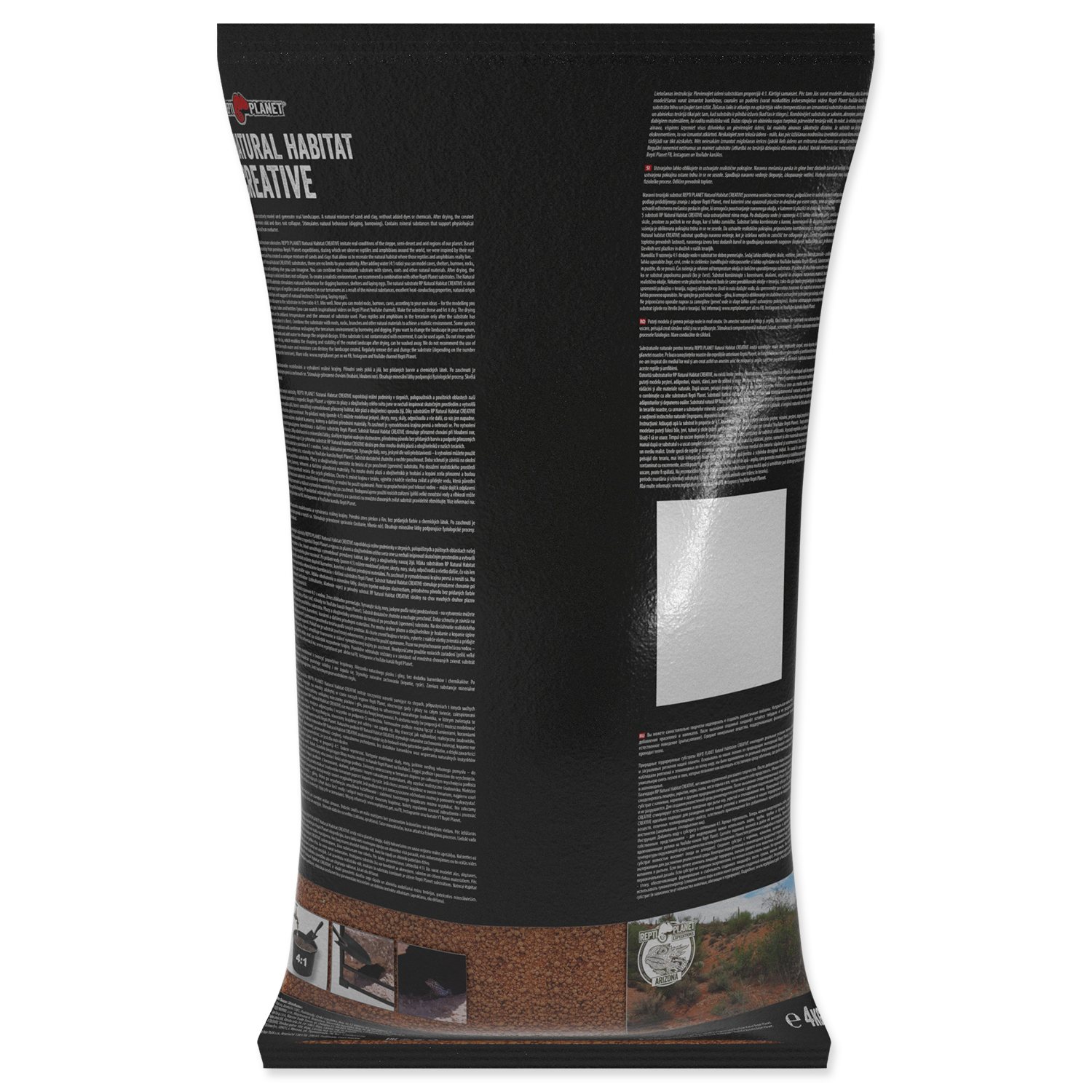 Substrát Repti Planet tvarovací červený 4kg-KS