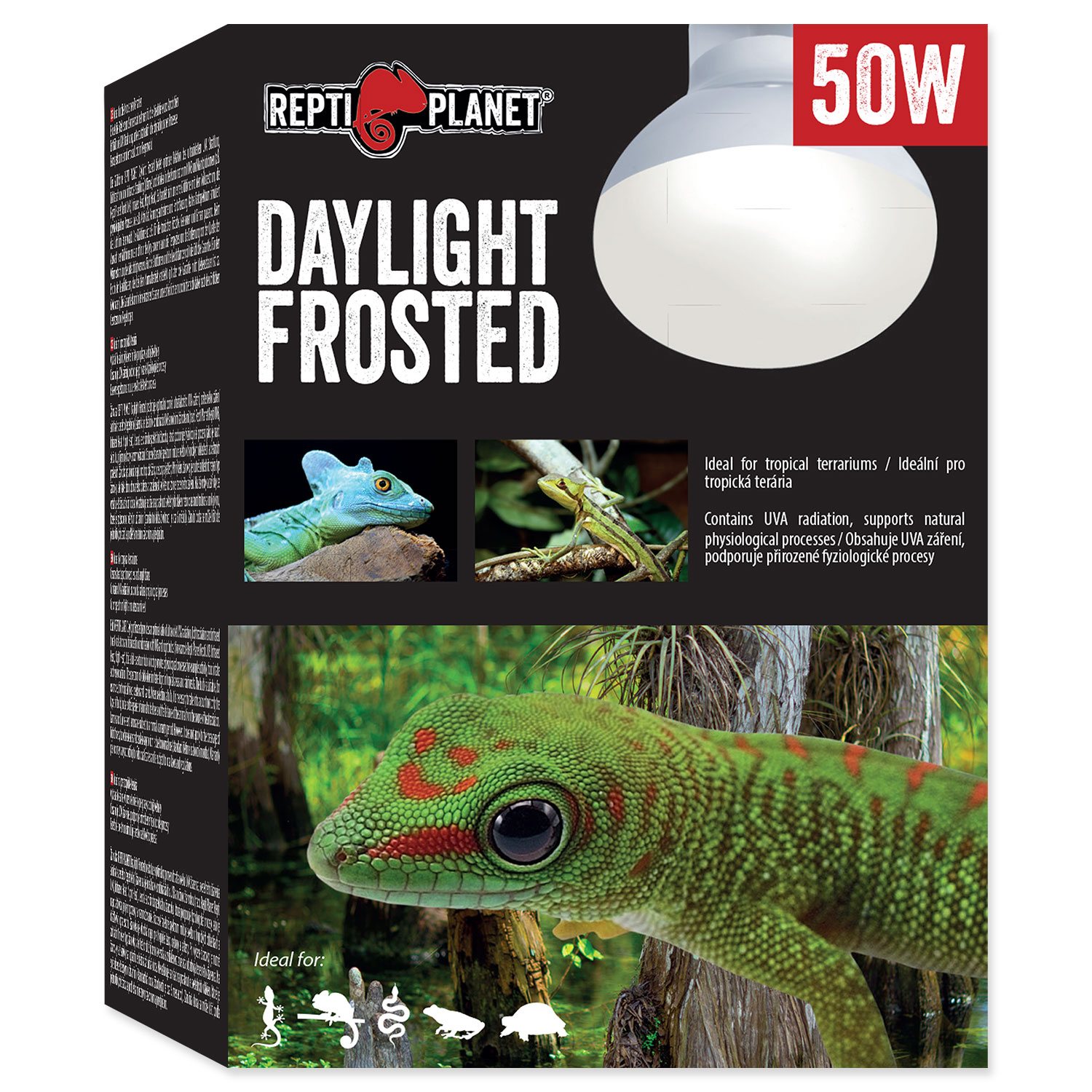 Žárovka Repti Planet Daylight Frosted 50W-KS