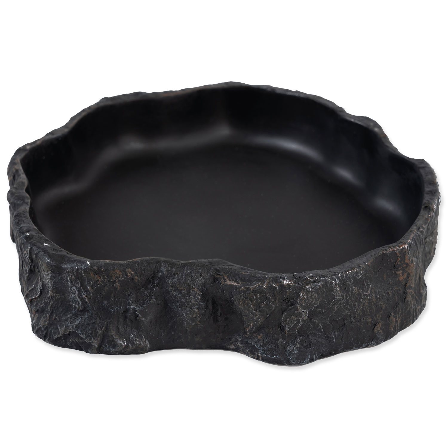 Miska Repti Planet na krmení černá 19,5x17,5x4,2cm  -KS