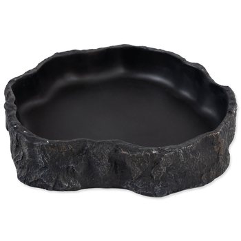 Miska Repti Planet na krmení černá 19,5x17,5x4,2cm  -KS