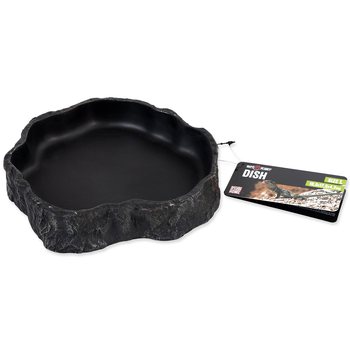 Miska Repti Planet na krmení černá 19,5x17,5x4,2cm  -KS