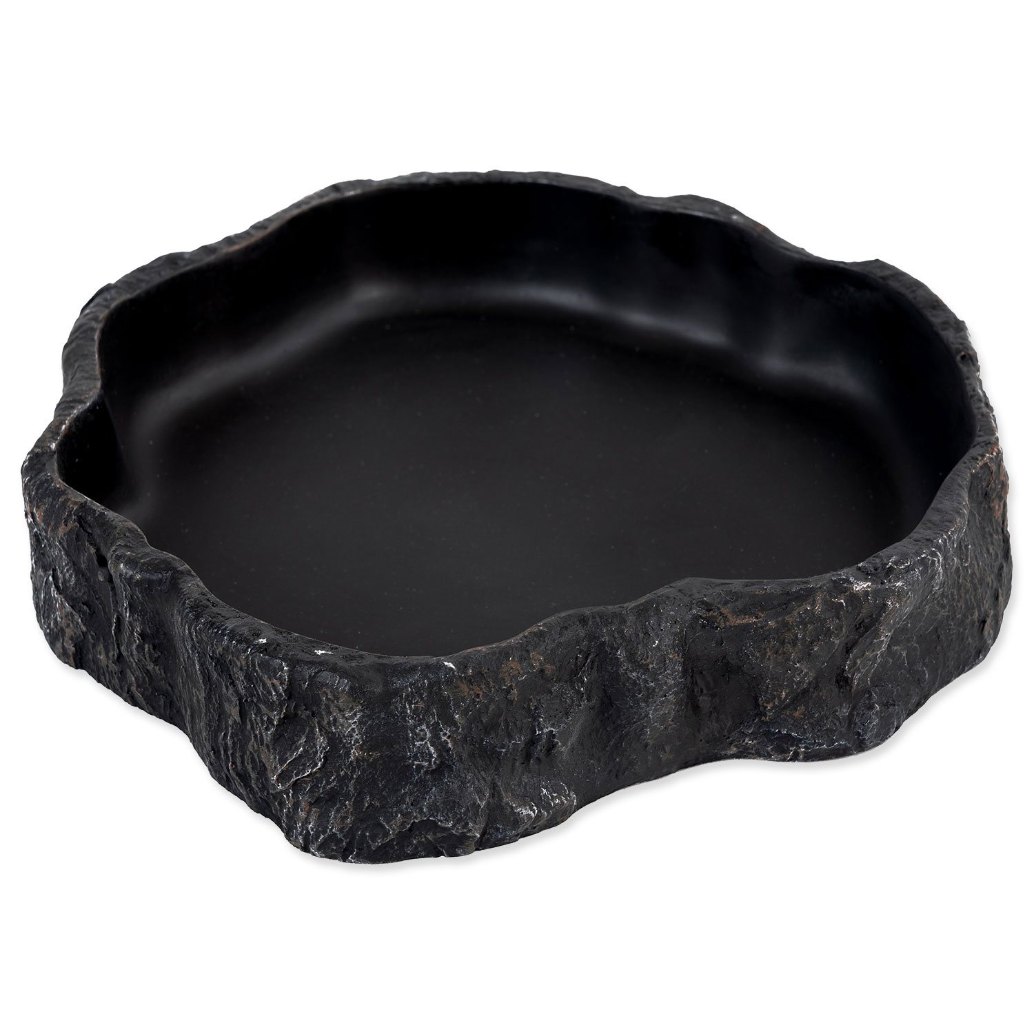 Miska Repti Planet na krmení černá 19,5x17,5x4,2cm  -KS