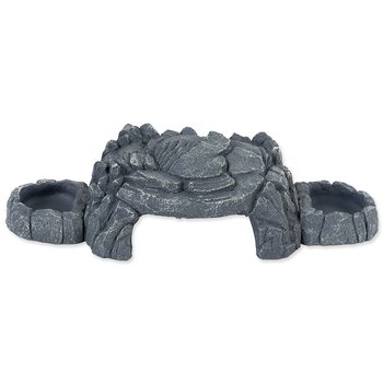 Úkryt Repti Planet Jeskyně s dvěma miskami 39x14,5x9,5cm-KS