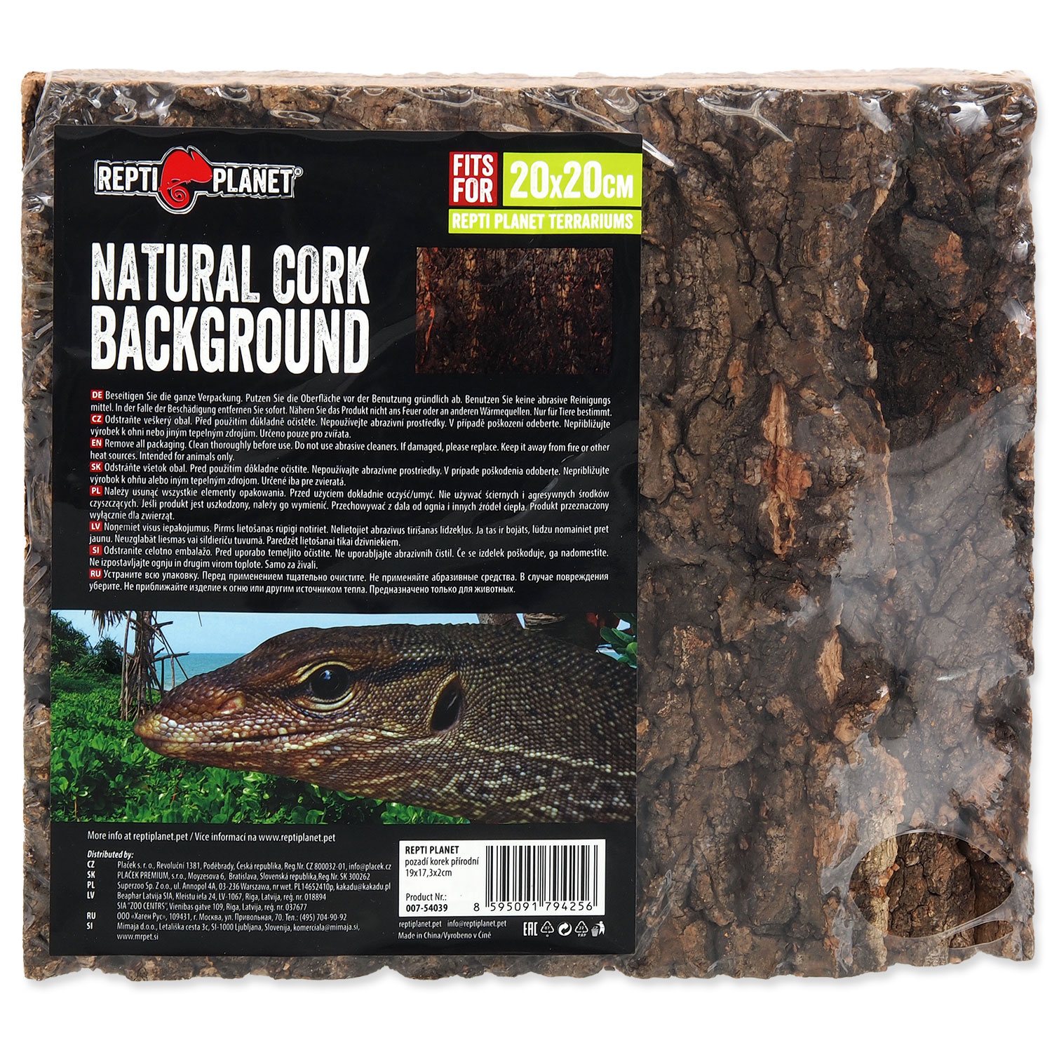 Pozadí Repti Planet korek přírodní 19x17,3x2cm-KS