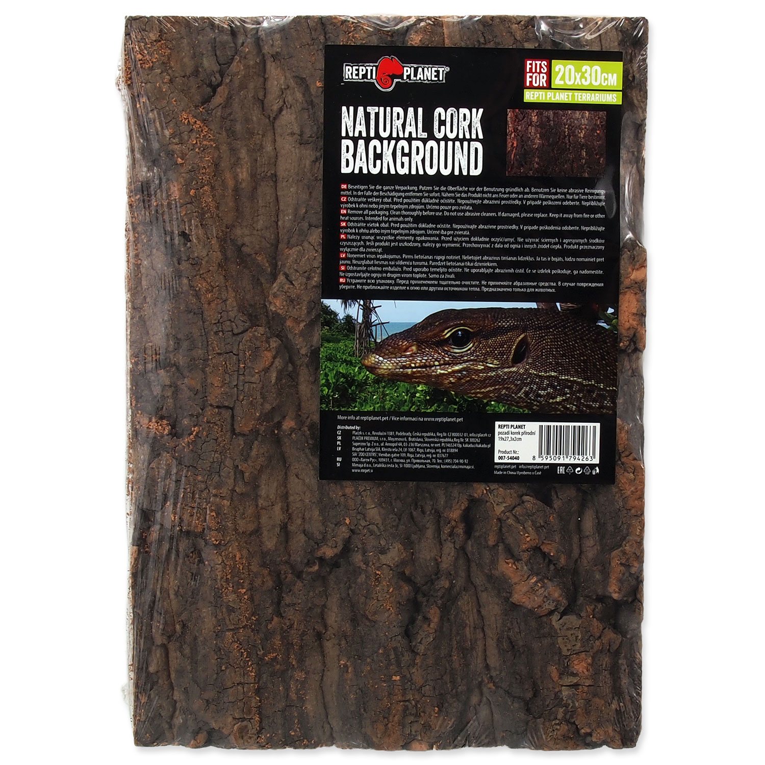 Pozadí Repti Planet korek přírodní 19x27,3x2cm-KS