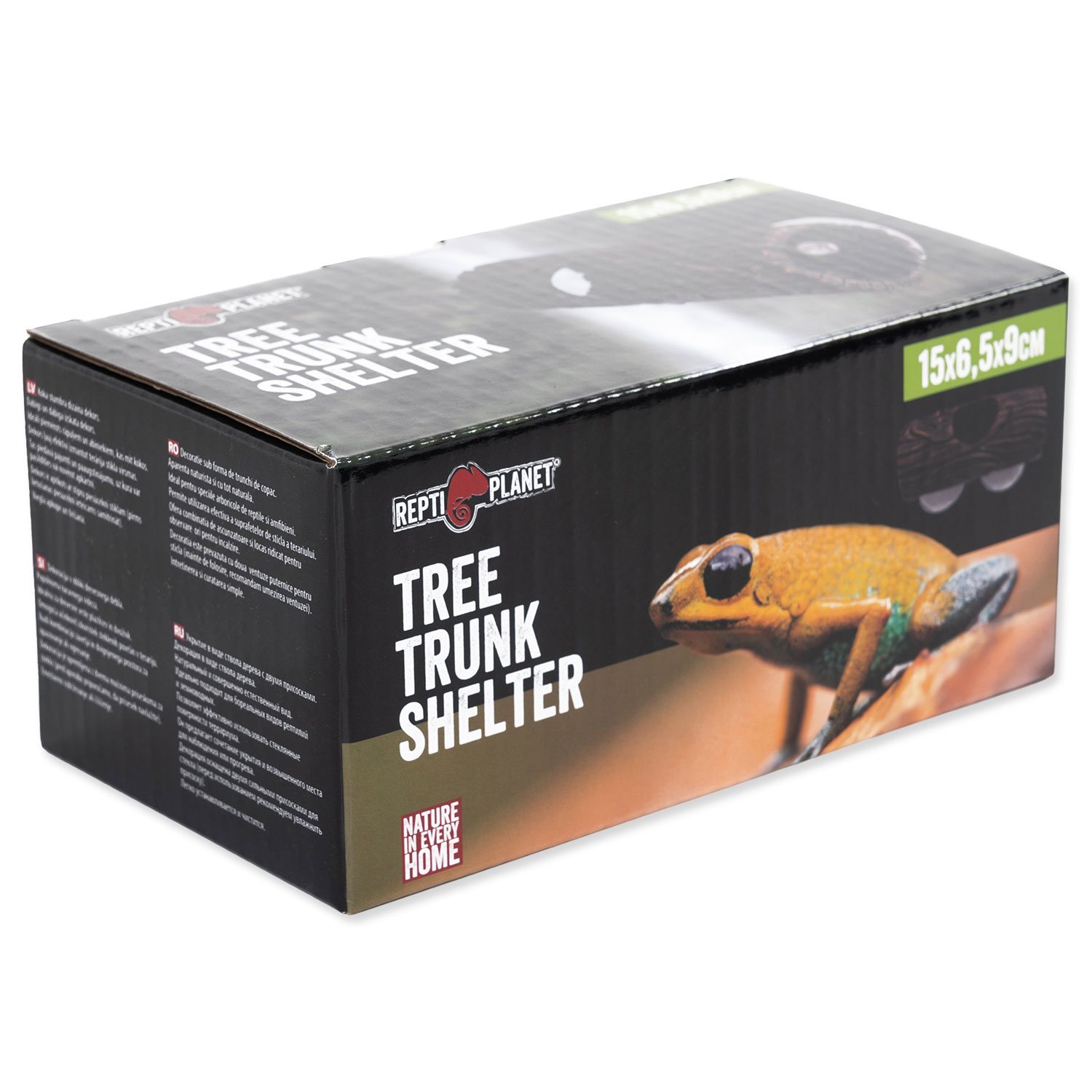 Úkryt Repti Planet Kmen stromu s přísavkami 15x6,5x9cm-KS
