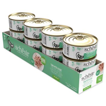 Konzerva SCHESIR tuňák a mořská řasa v želé 70g-KS