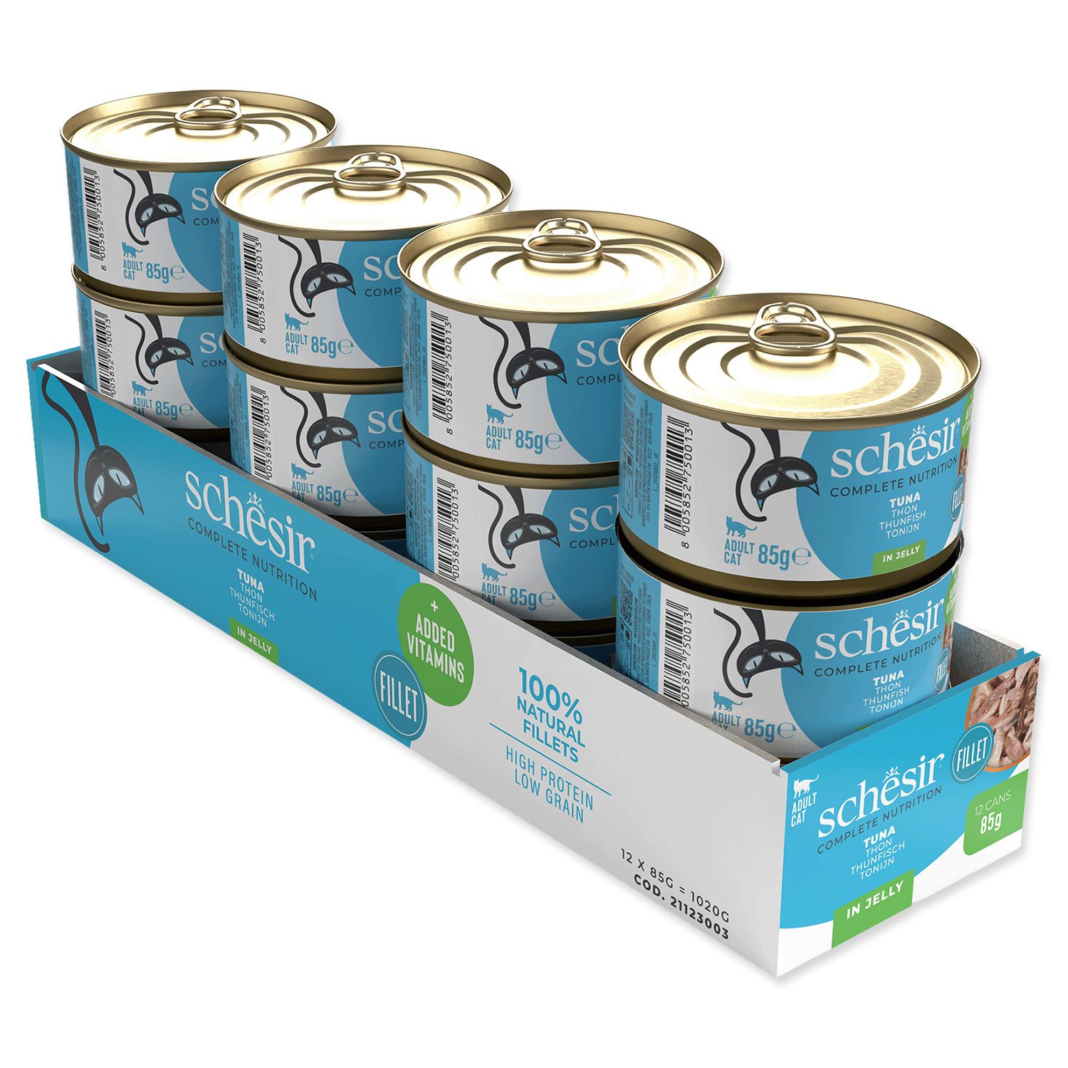 Konzerva SCHESIR tuňák v želé 85g-KS