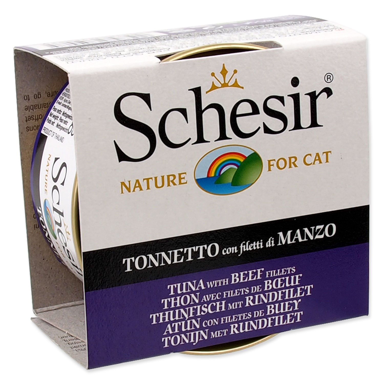 Konzerva SCHESIR tuňák+hovězí+rýže v želé 85g-KS