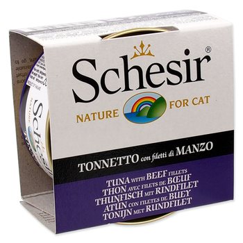 Konzerva SCHESIR tuňák+hovězí+rýže v želé 85g-KS