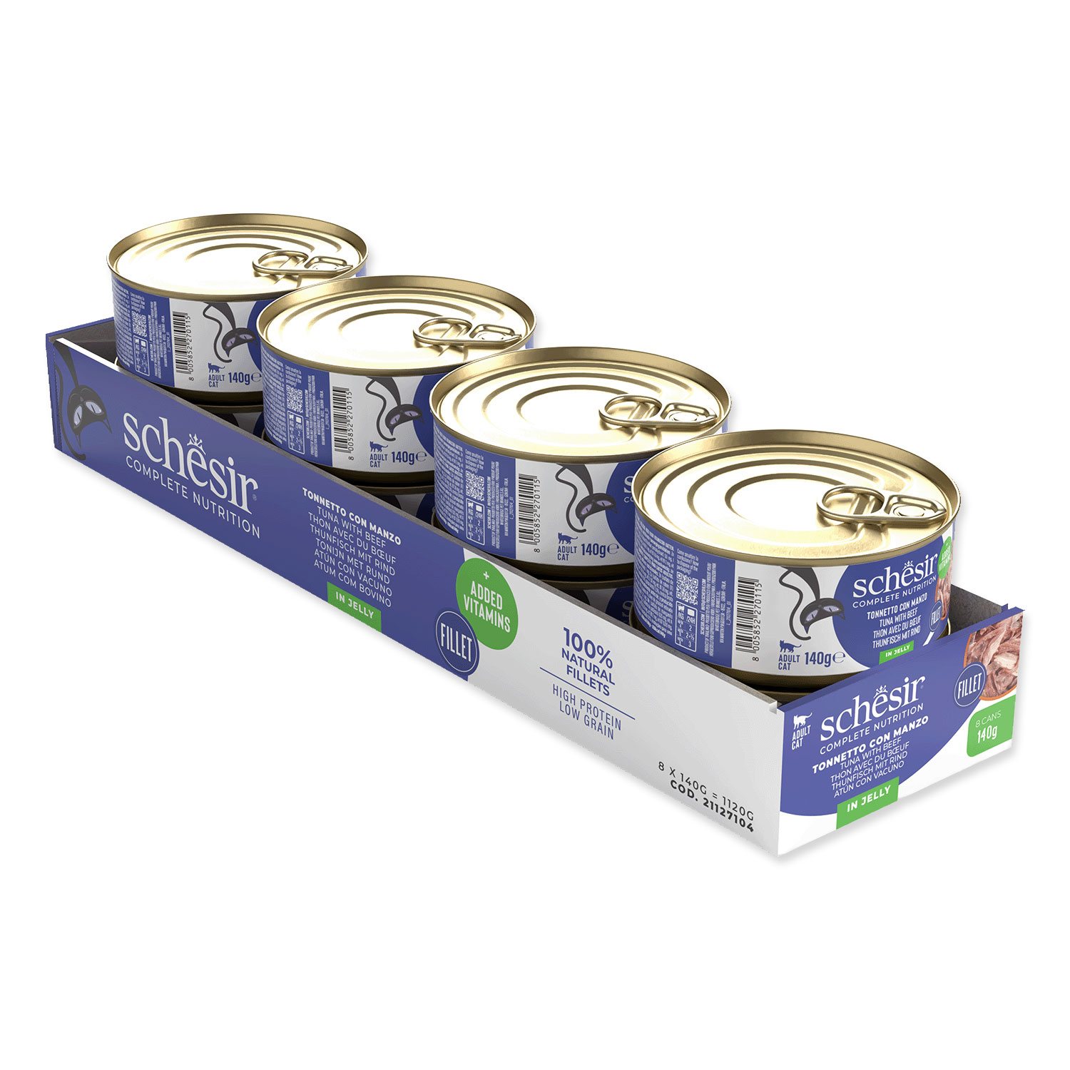 Konzerva SCHESIR tuňák a hovězí 140g-KS