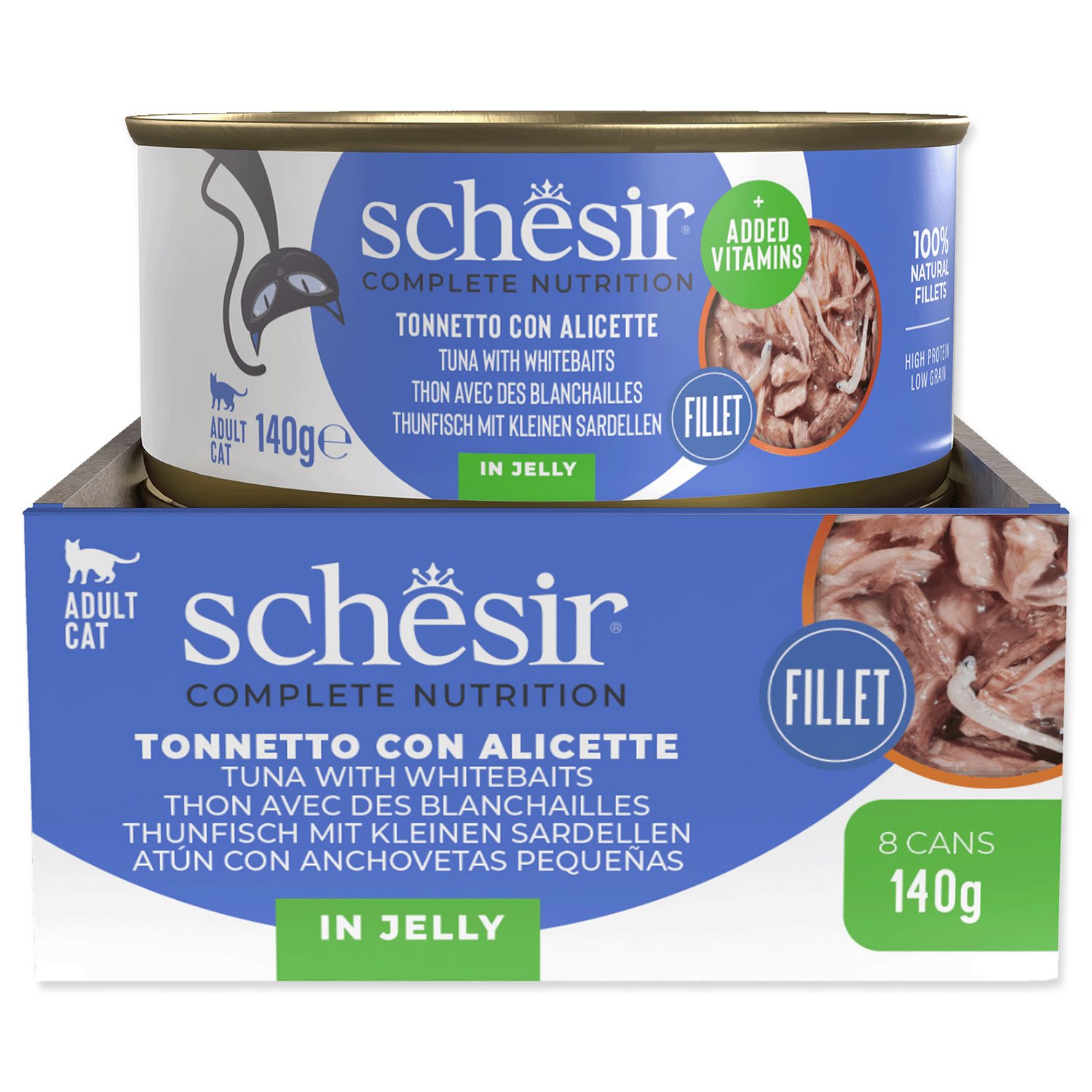 Konzerva SCHESIR tuňák a sleď 140g-KS