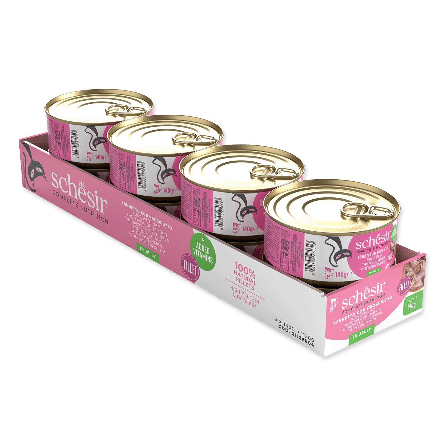 Konzerva SCHESIR tuňák a šunka 140g-KS