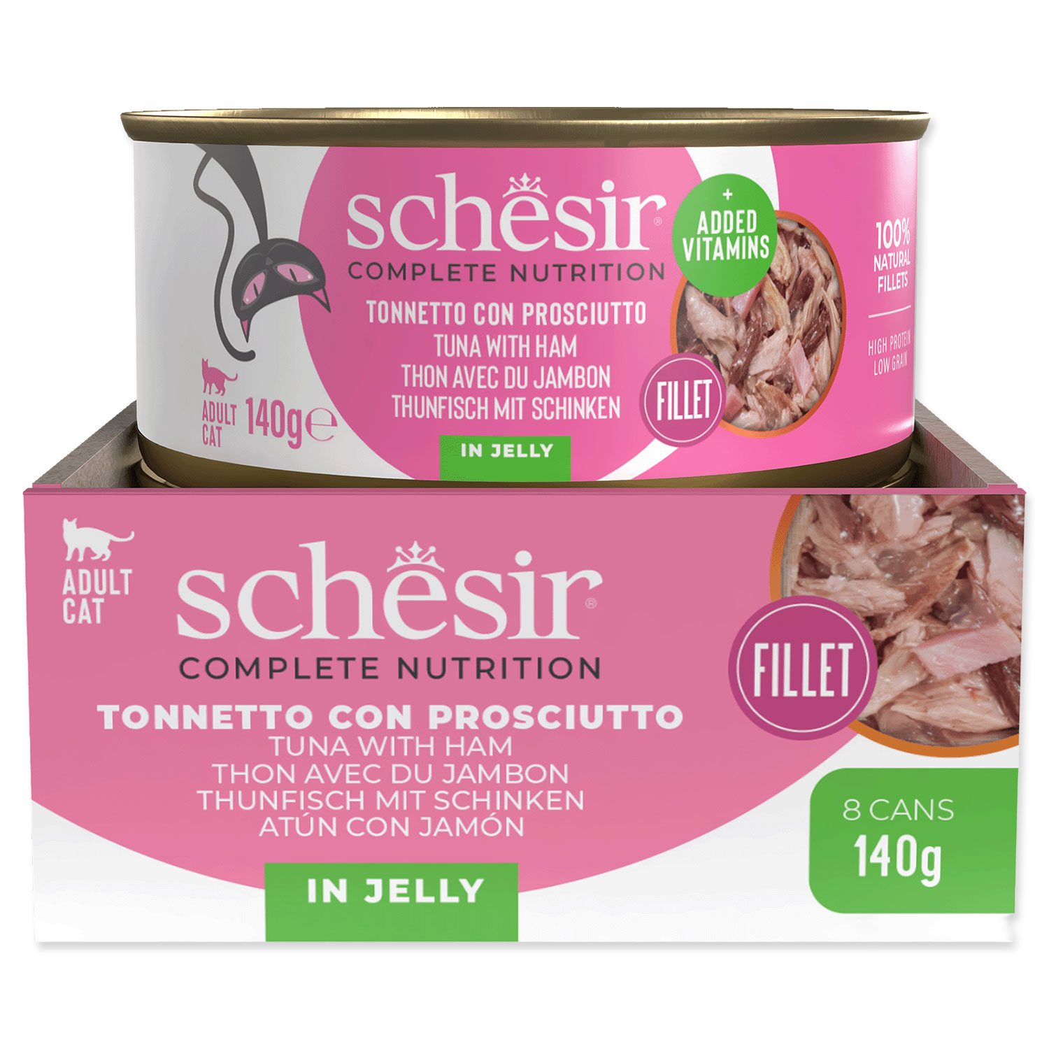 Konzerva SCHESIR tuňák a šunka 140g-KS