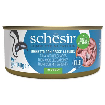 Konzerva SCHESIR tuňák a sardinky v želé 140g-KS
