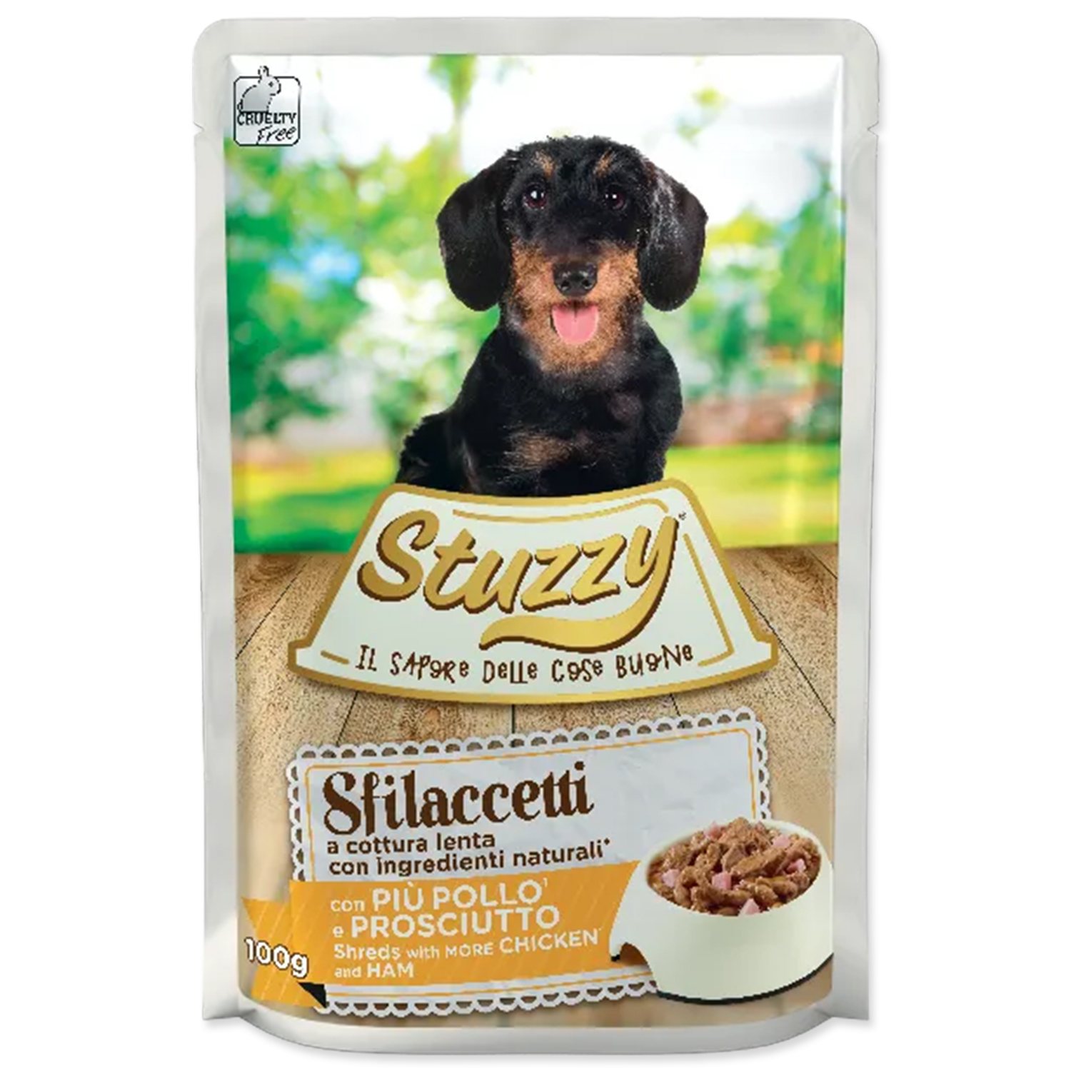 Kapsička STUZZY Speciality kuře a šunka 100g-KS