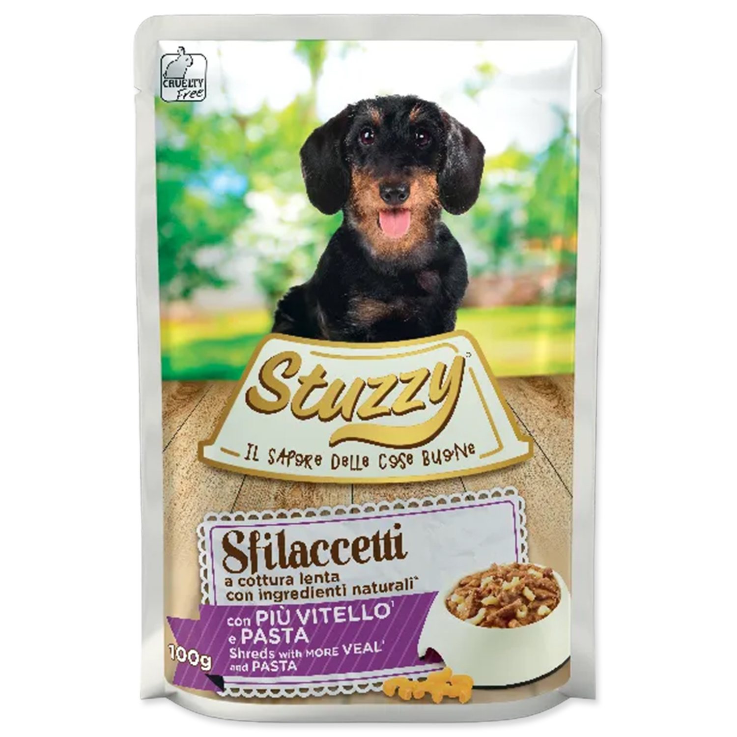 Kapsička STUZZY Speciality telecí s těstovinami 100g-KS