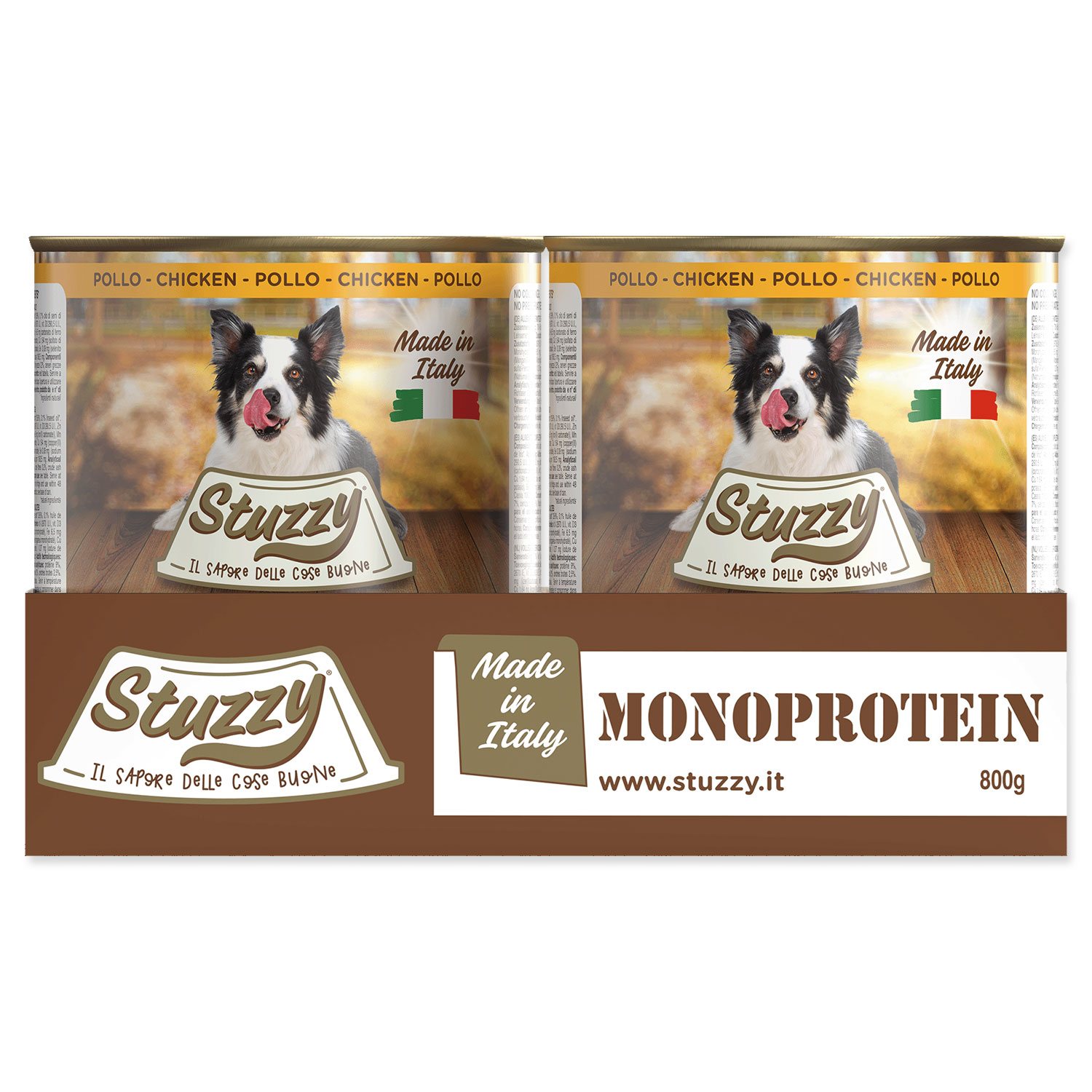 Konzerva STUZZY Monoprotein kuře 800g-KS