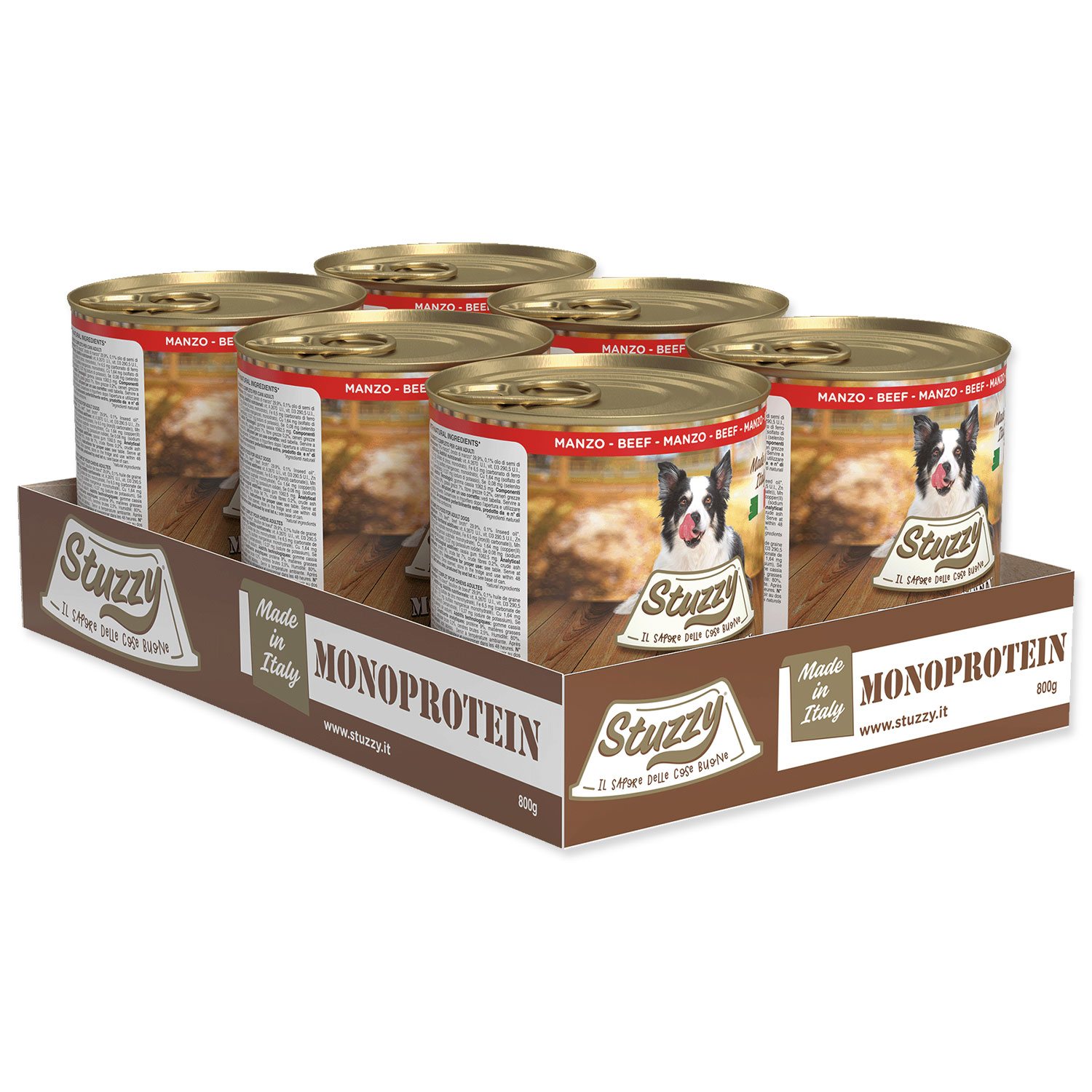 Konzerva STUZZY Monoprotein hovězí 800g