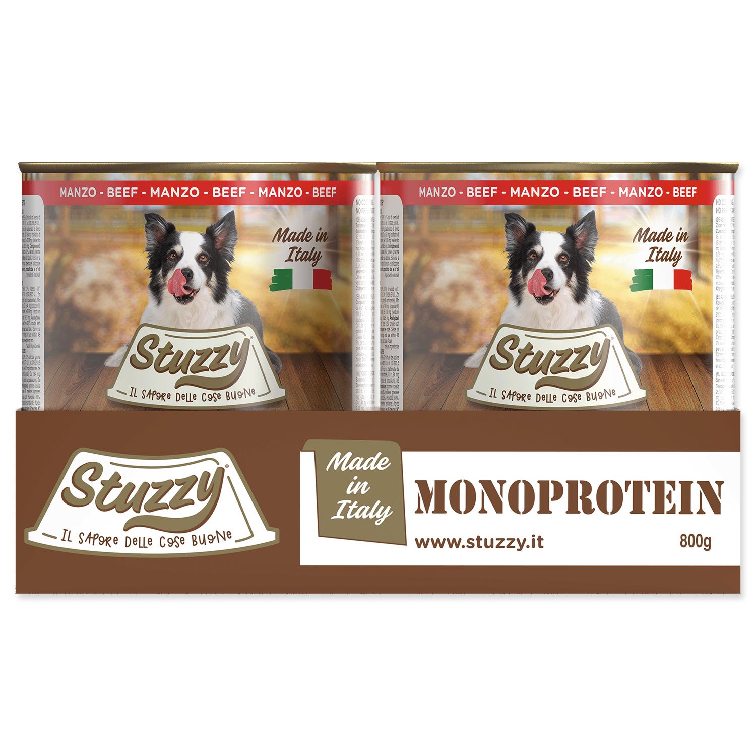 Konzerva STUZZY Monoprotein hovězí 800g