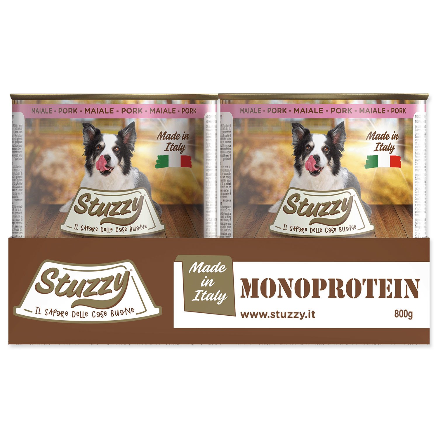 Konzerva STUZZY Monoprotein vepřové 800g-KS