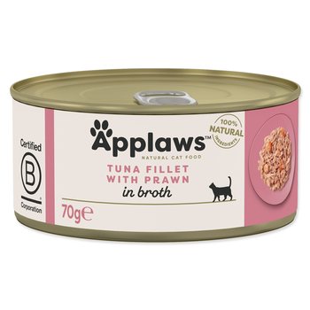 Konzerva Applaws Cat tuňák s krevetami 70g-KARTON