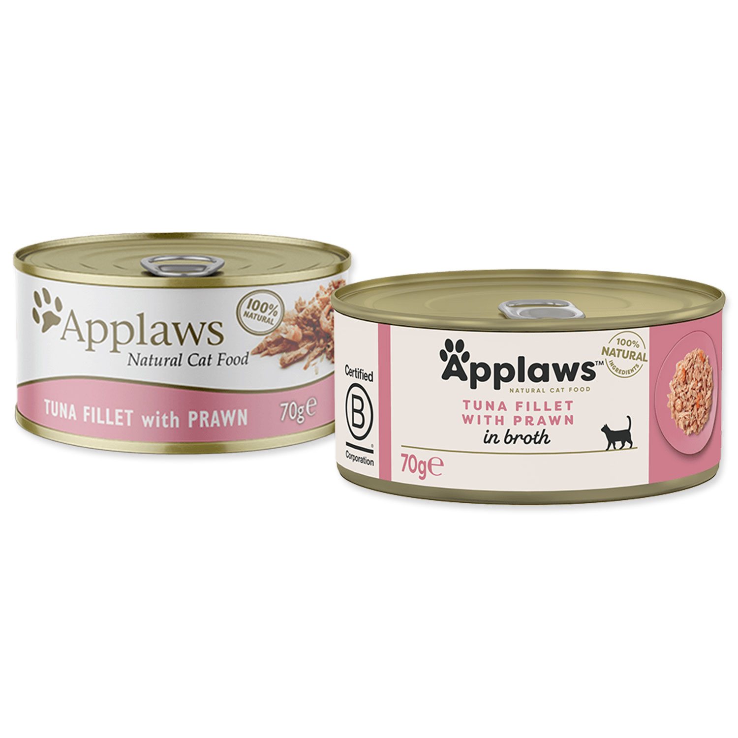 Konzerva Applaws Cat tuňák s krevetami 70g-KARTON