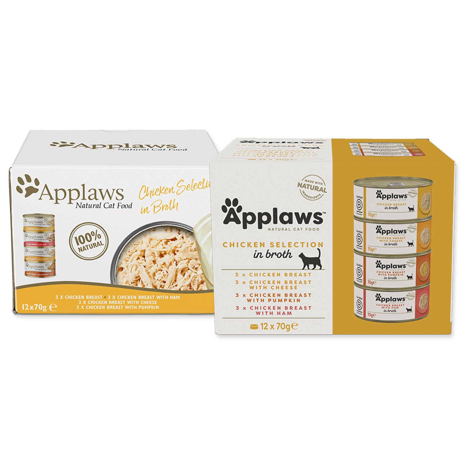 Konzerva Applaws kuře Multi 12x70g-KS