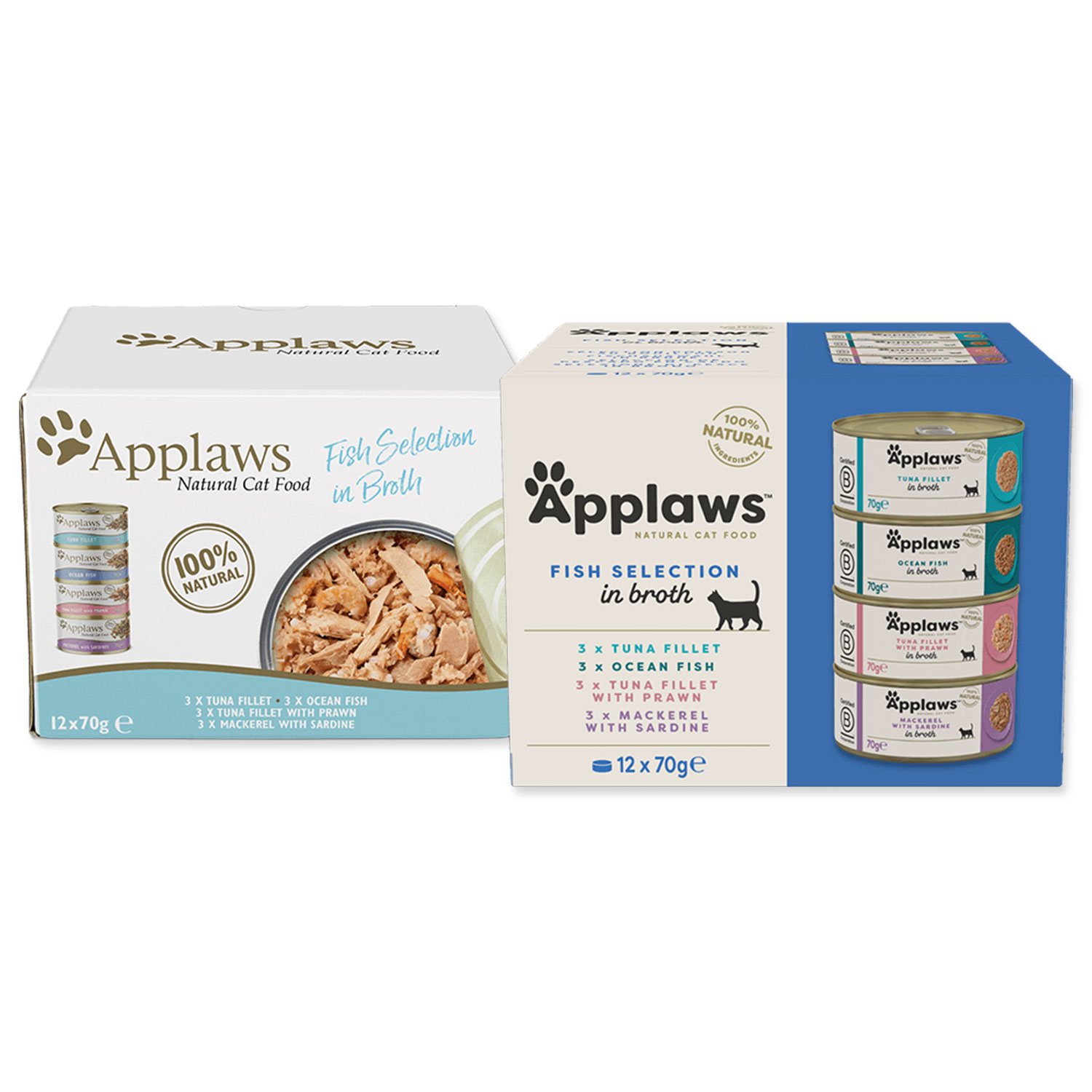 Konzerva Applaws ryby Multi 12x70g-KS