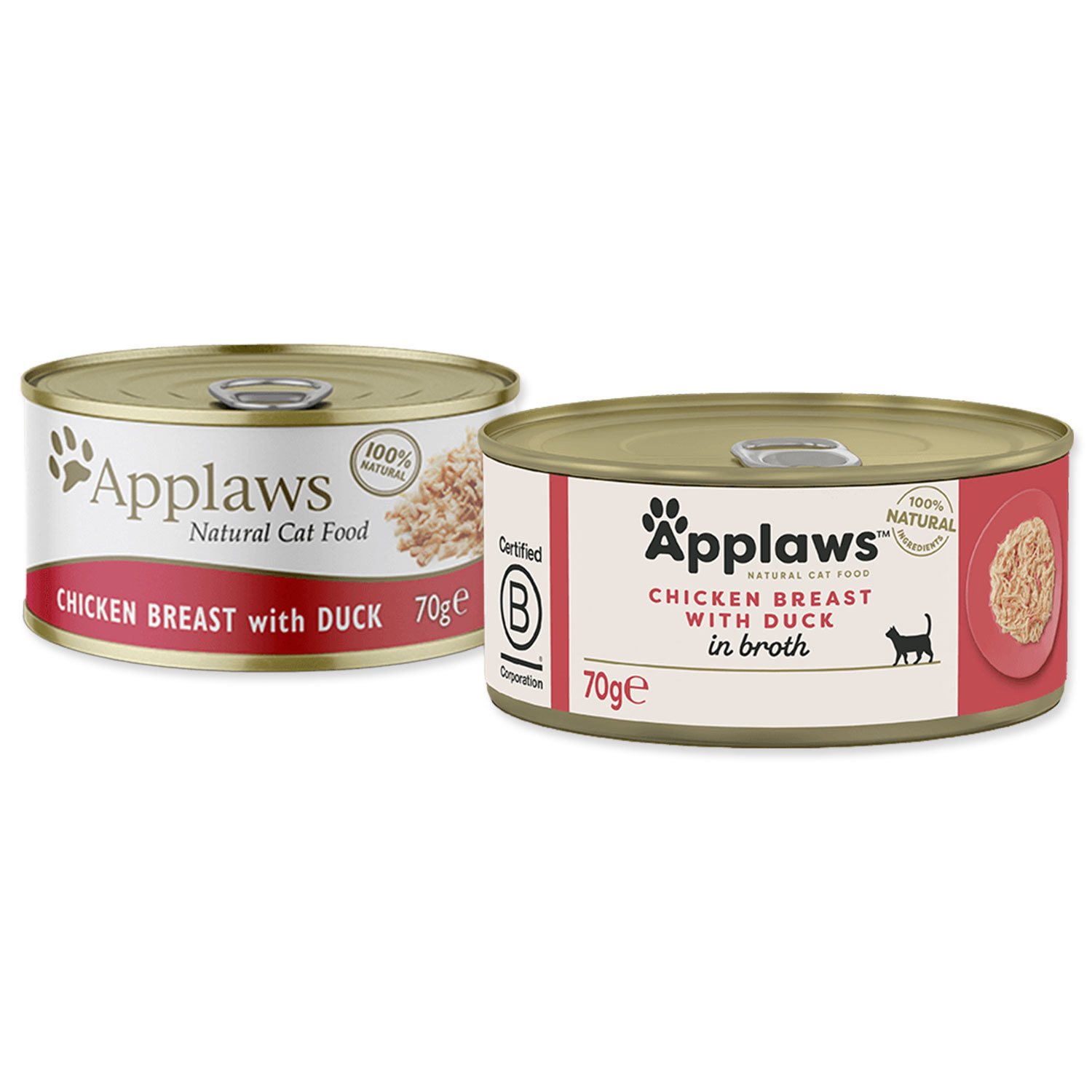 Konzerva Applaws Cat kuře a kachna 70g-KARTON