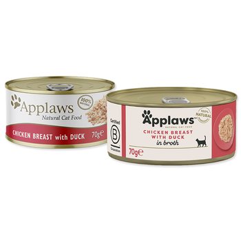 Konzerva Applaws Cat kuře a kachna 70g-KARTON