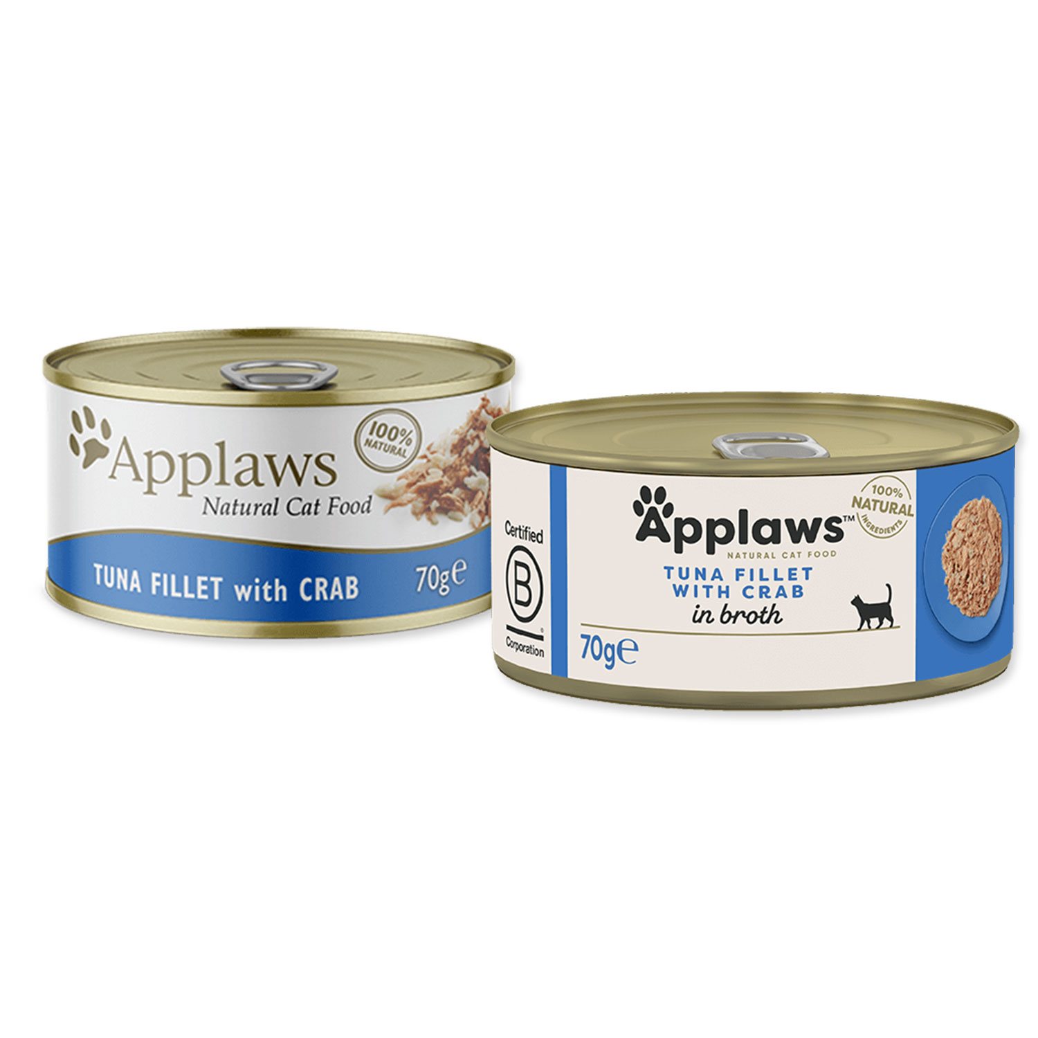 Konzerva Applaws Cat tuňák a krab 70g-KARTON