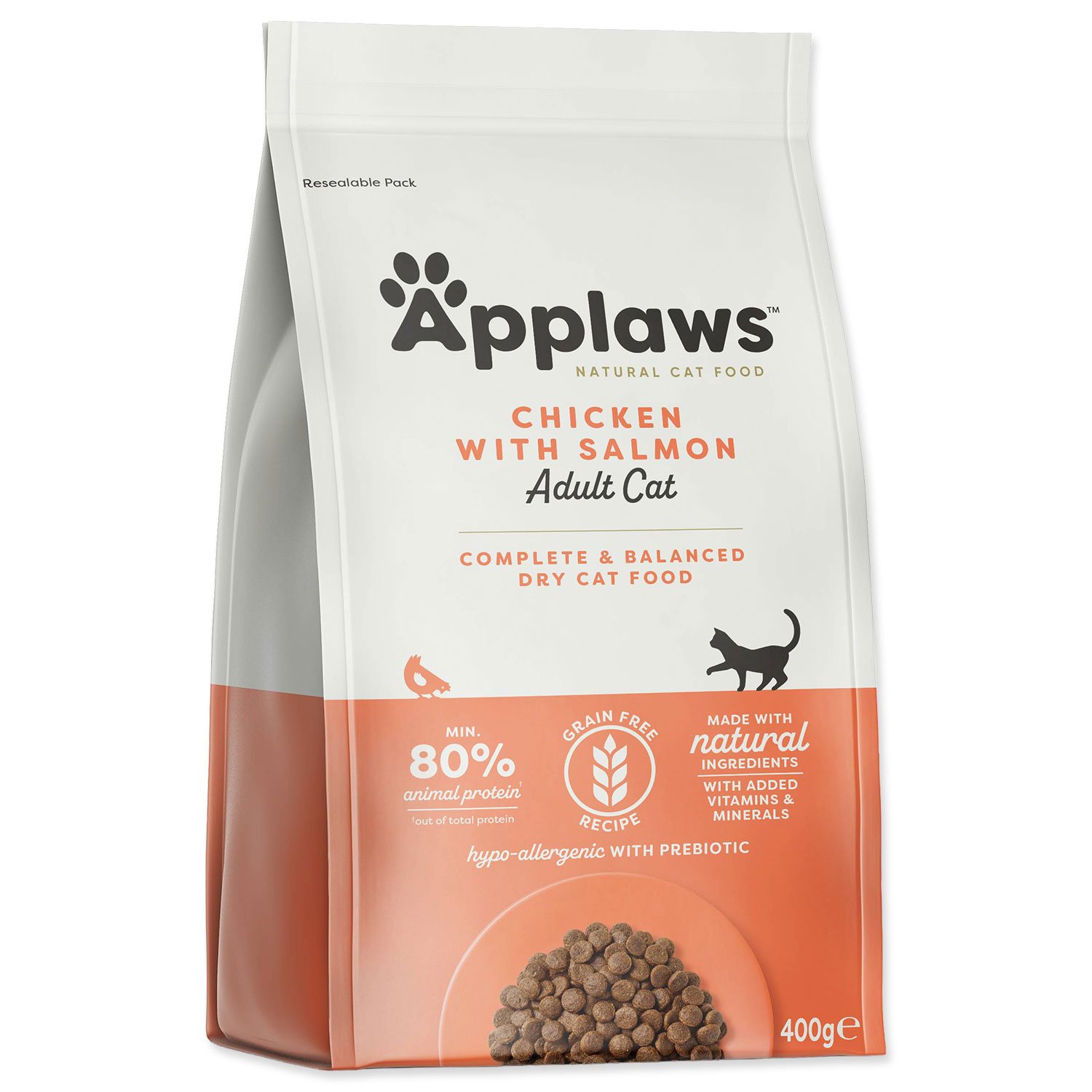 Krmivo Applaws Dry Cat Chicken & Salmon 400g-KS