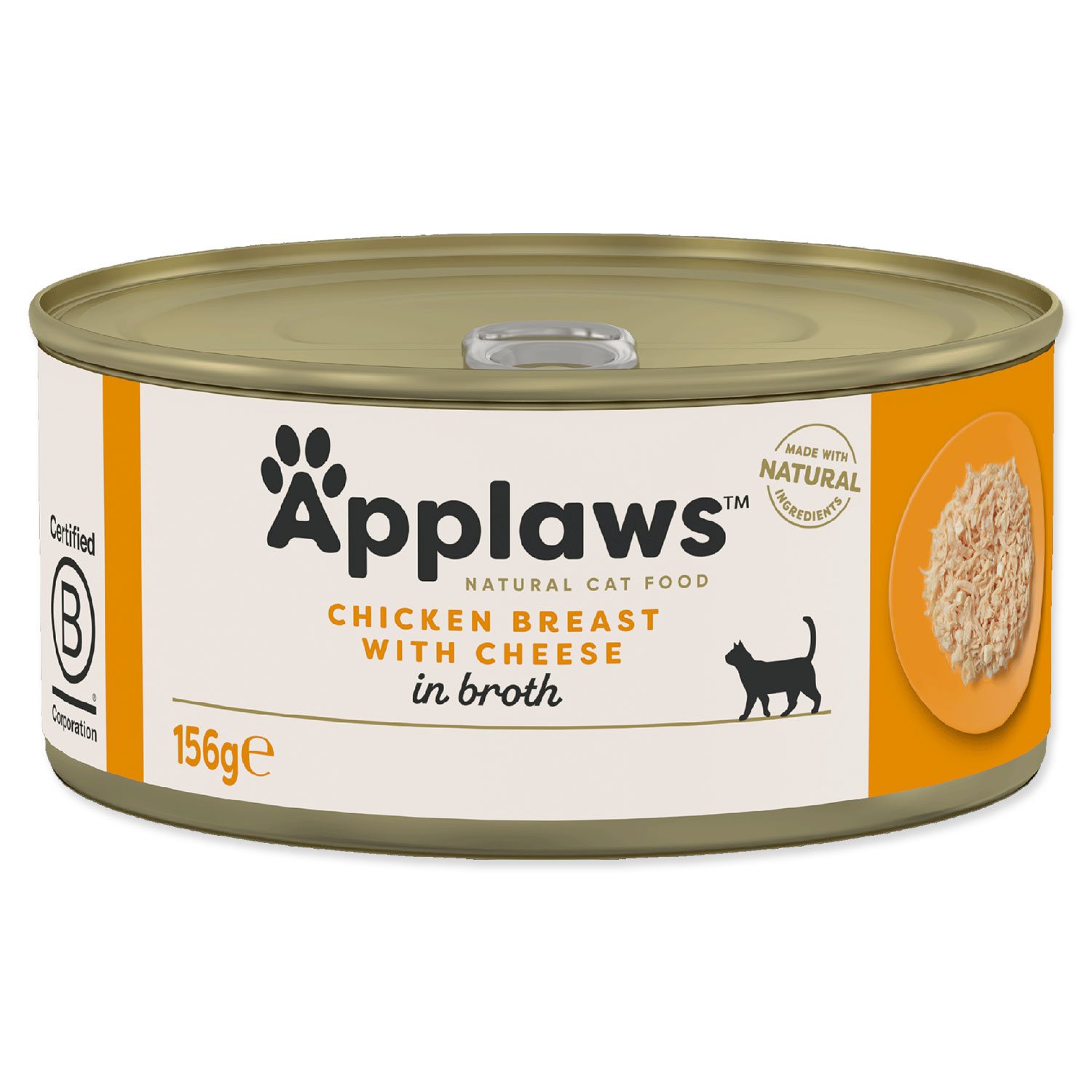 Konzerva Applaws Cat kuřecí se sýrem 156g-KS